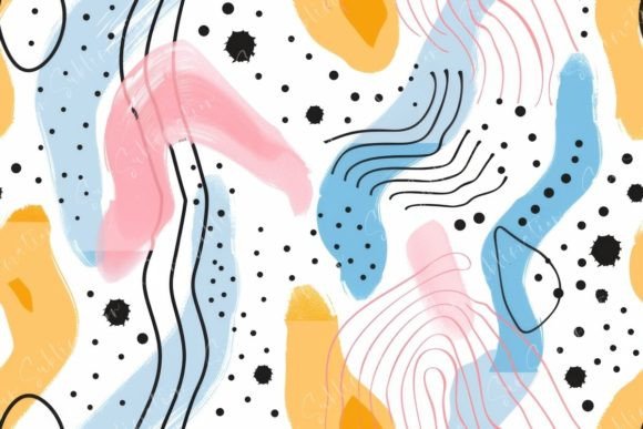 Abstract Colorful Shapes and Patterns