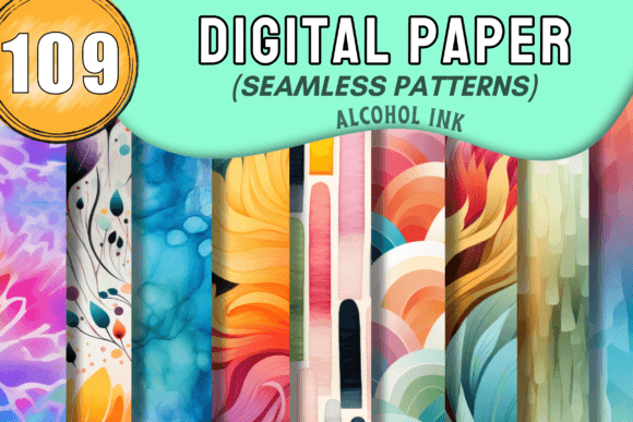 Alcohol Ink Seamless Patterns Watercolor: A Versatile Tool for Creative Projects