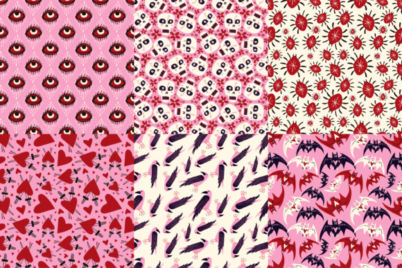 Cartoon Halloween Seamless Patterns: A Versatile Design Asset for Creative Projects