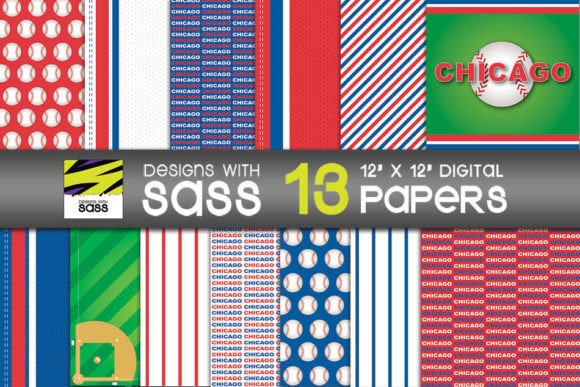 Chicago Baseball Patterns JPG: A Versatile Design Resource for Creative Projects