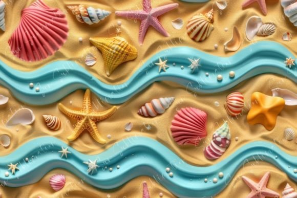 Colorful Seashore Patterns