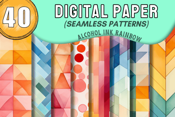 Exploring the Versatility of Rainbow Seamless Patterns Digital Paper in Modern Design