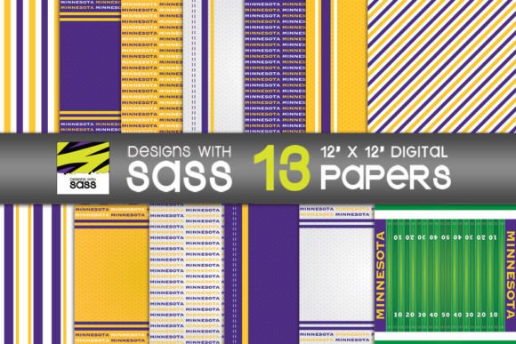Minnesota Football Patterns: A Creative Asset for Every Project