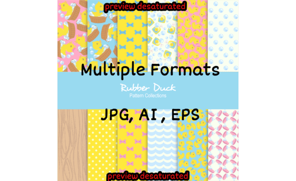 Rubber Duck Patterns Set: A Versatile Tool for Design Projects
